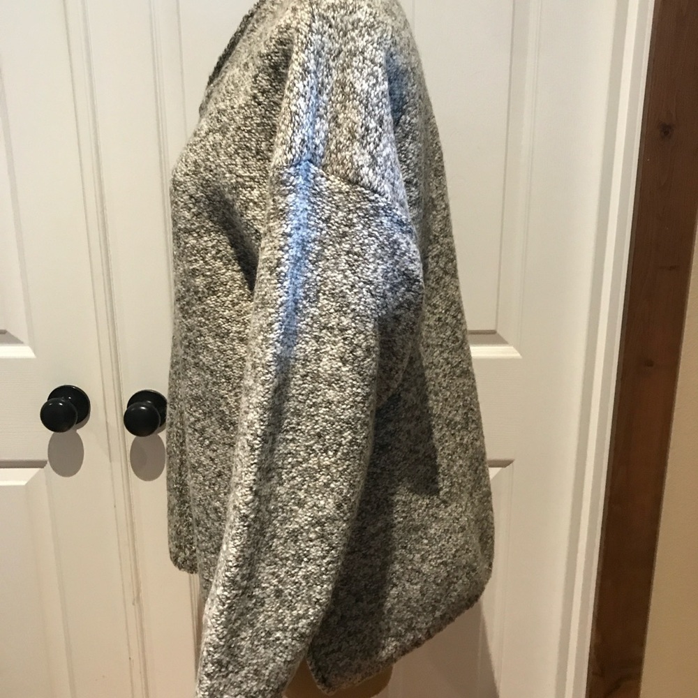 Vintage Alps British Wool Blend Grey White Sweater Women’s Size XL - Picture 6 of 8